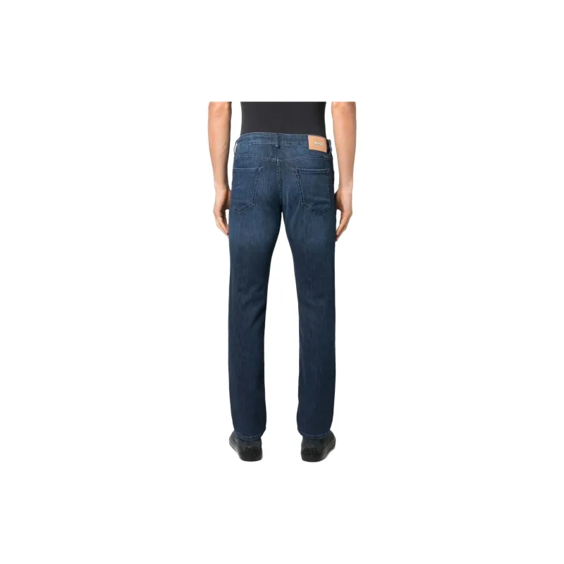 HUGO BOSS Logo patch Tapered leg Jeans-3