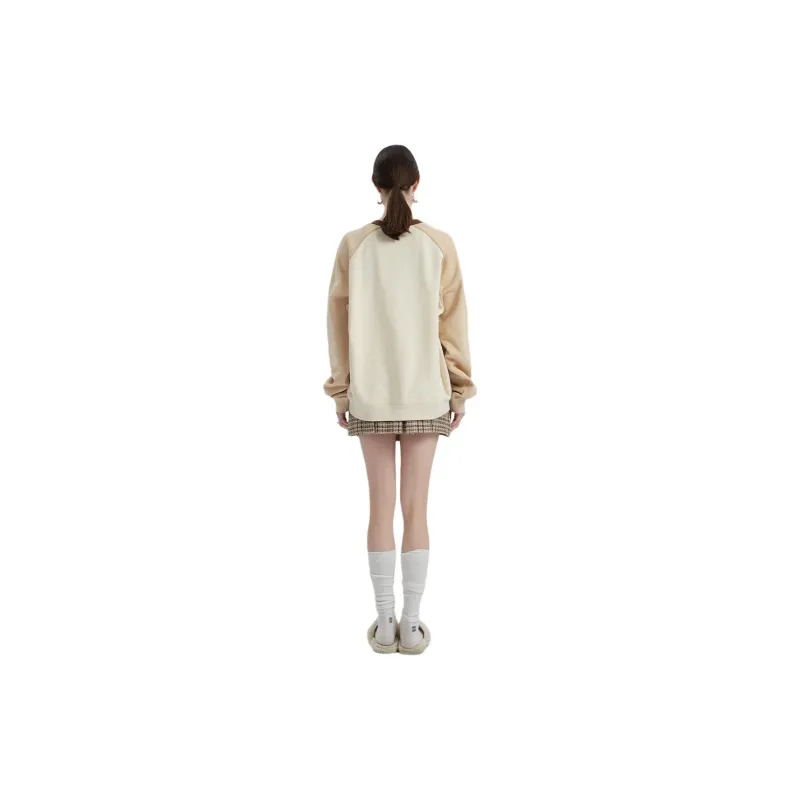 Valeria Obbaco Sweatshirt Unisex Apricot-2