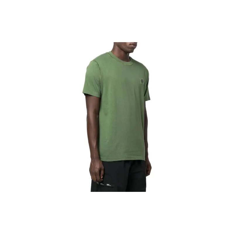 STONE ISLAND Compass patch Cotton T shirt-3