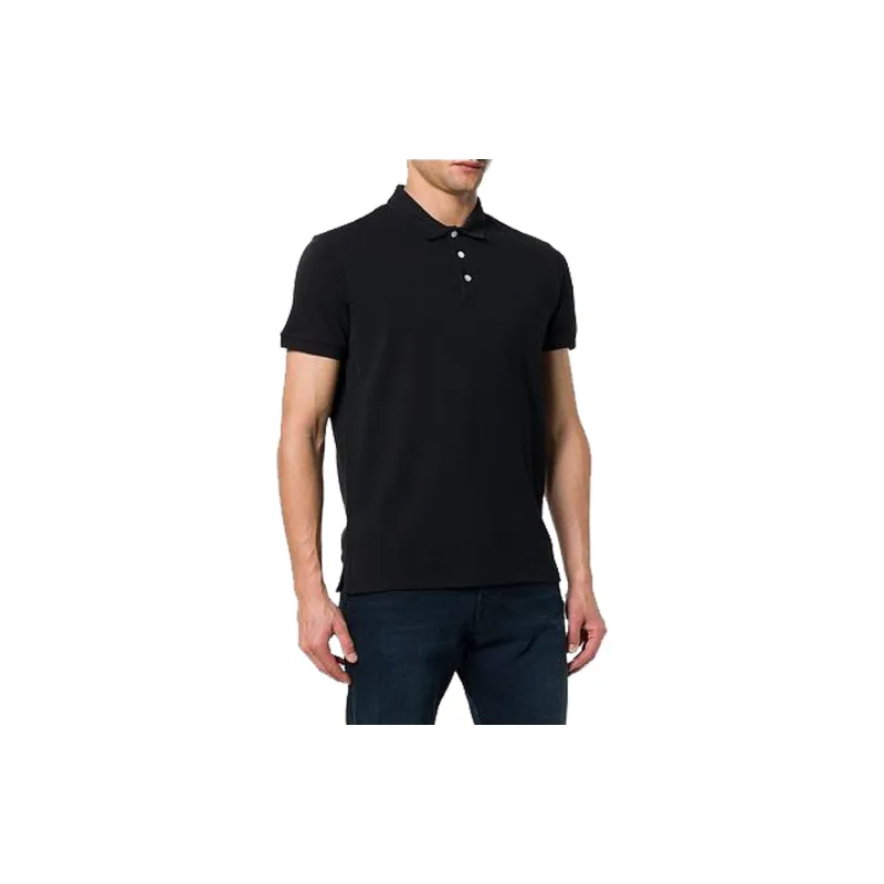 EMPORIO ARMANI SS22 Polo Shirt Men's Black-2