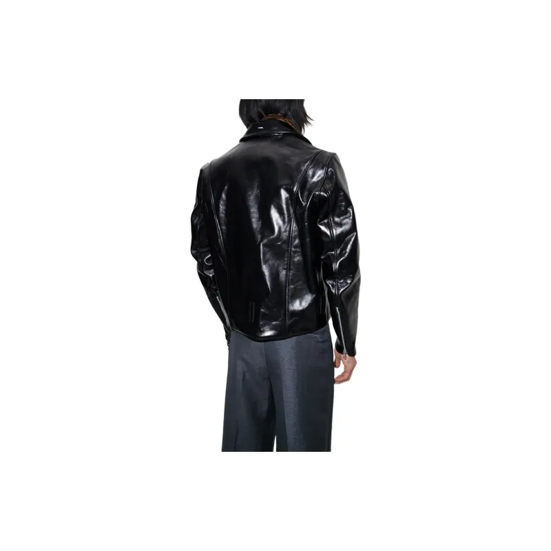 OUR LEGACY Leather Jackets Men Black-2