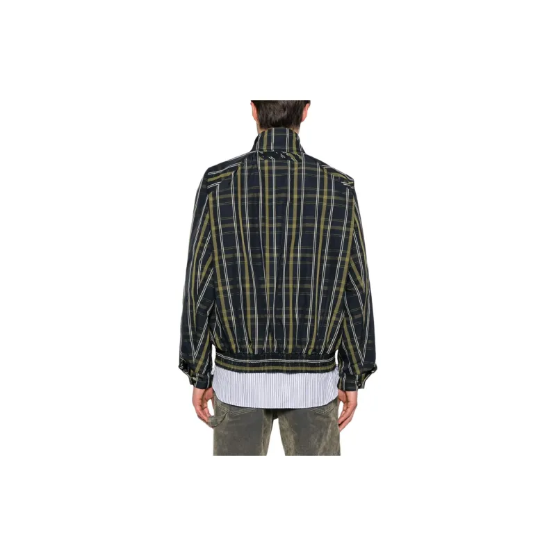 MARNI Check-pattern Bomber Jacket-2