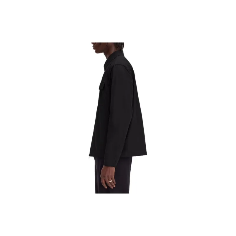 FRED PERRY Textured Zip through Overshirt-4
