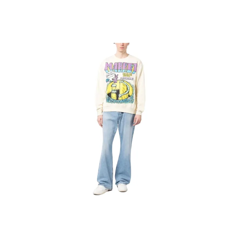Chinatown Market Smiley Into The Unknown Crewneck-3