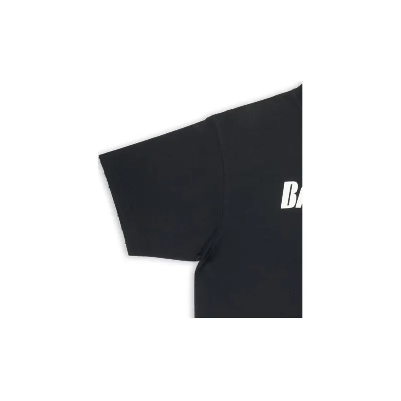 Balenciaga T Shirt Loose Fit Style Unisex Black-5