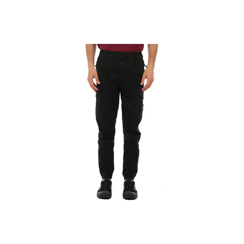 STONE ISLAND Cargo Pants Men Black-3