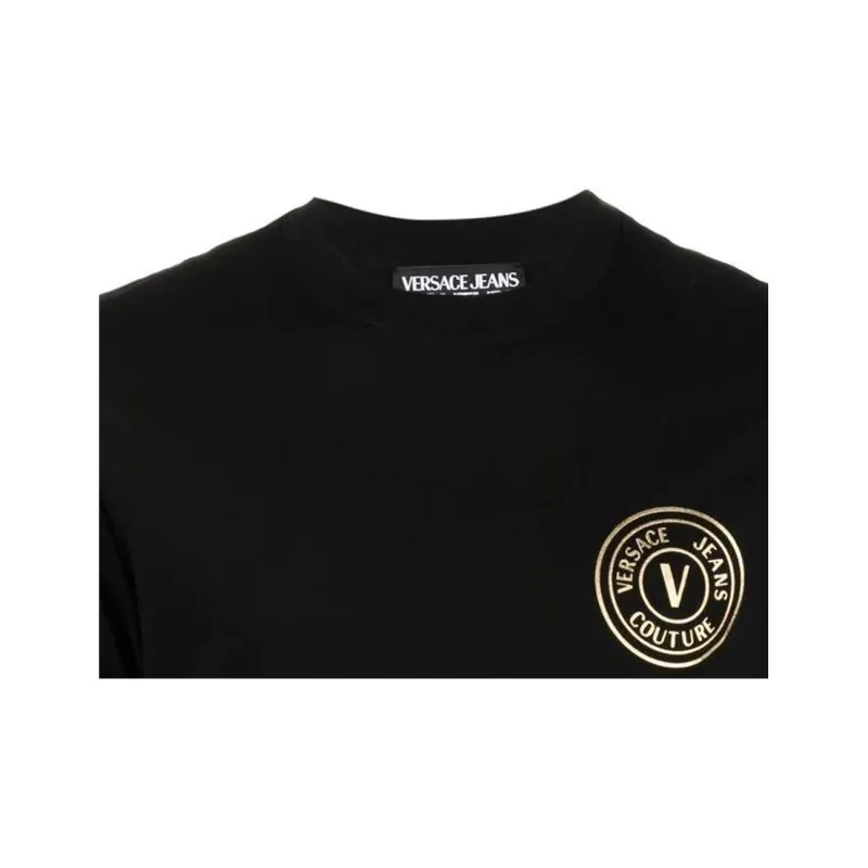 VERSACE JEANS COUTURE V Emblem Cotton T shirt-3