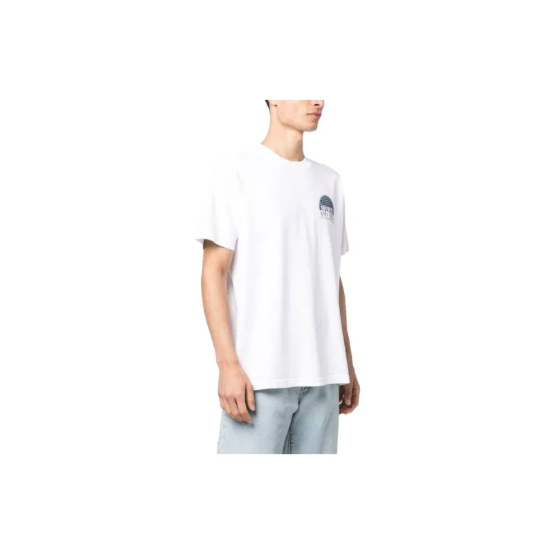 SPORTY & RICH Logo print Cotton T shirt-3