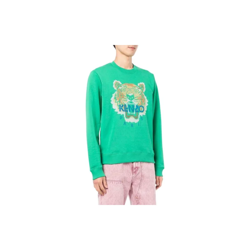 KENZO Sweatshirts Men Green-3