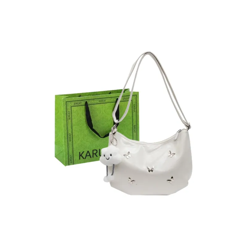KARUISHA PU Shoulder Bag, Crossbody Bag Women's Yellow/Ecru/Brown/Burgundy-21