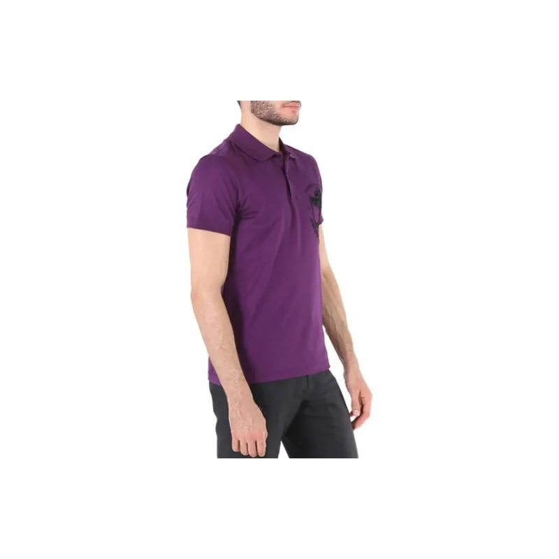 Roberto Cavalli Polo Shirt Men's Purple-5