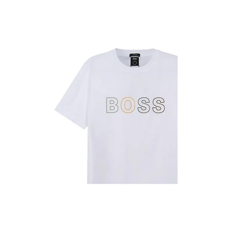 HUGO BOSS T Shirts Men White-4