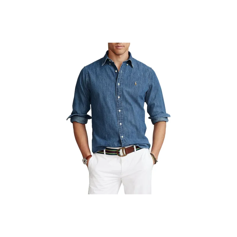 Polo Ralph Lauren SS23 Shirt Men's Dark Blue-2