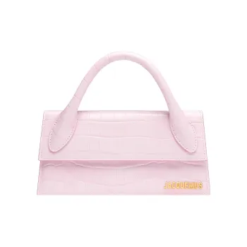 Jacquemus Le Chiquito Long Crocodile-embossed Handbag