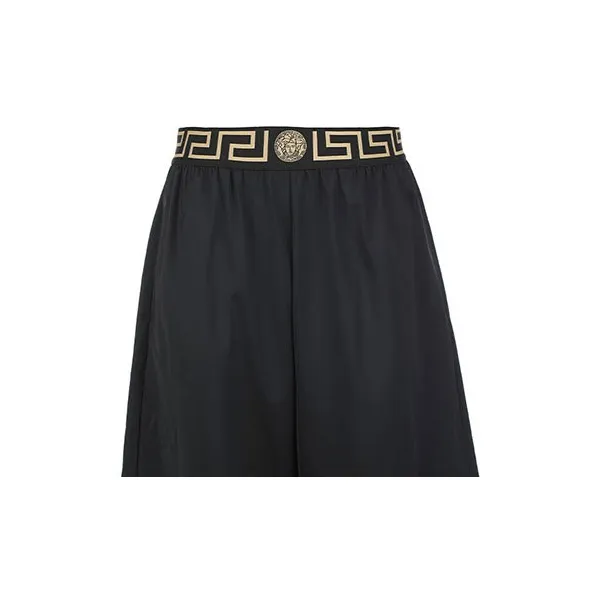VERSACE La Greca Waistband Bermuda Shorts-3