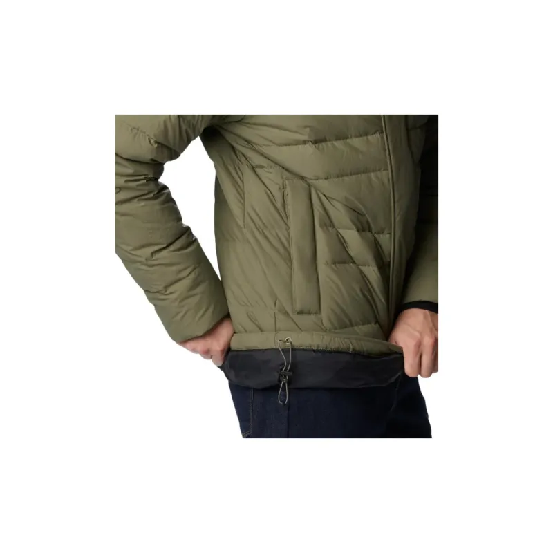 Columbia Saltzman Saltzman Down Parka Jackets Coats Men's Stone Color Green-2