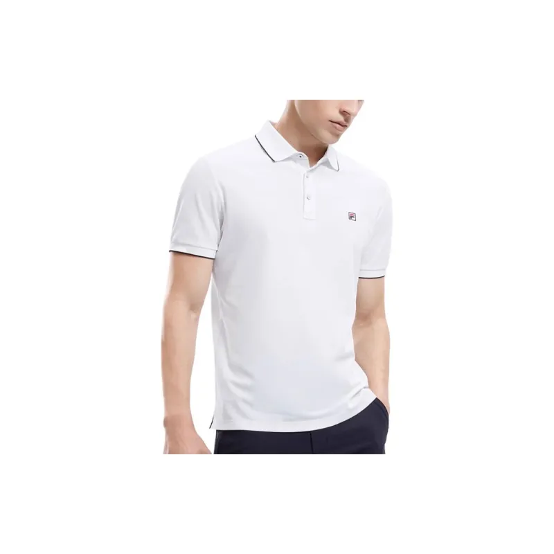 FILA Polo Shirt Men's Standard White-3