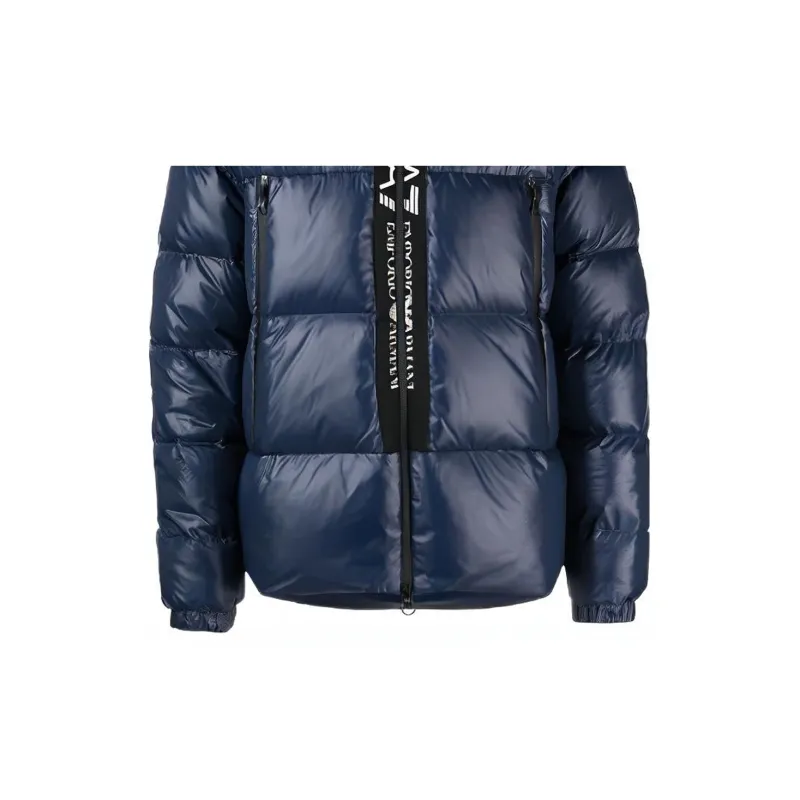 EMPORIO ARMANI EA7 FW22 Down Jacket Men's Blue-5