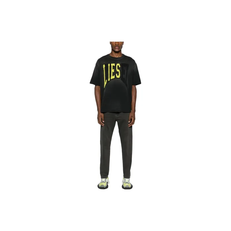 DIESEL D-Strukt Mid-rise Slim-leg Jeans-1