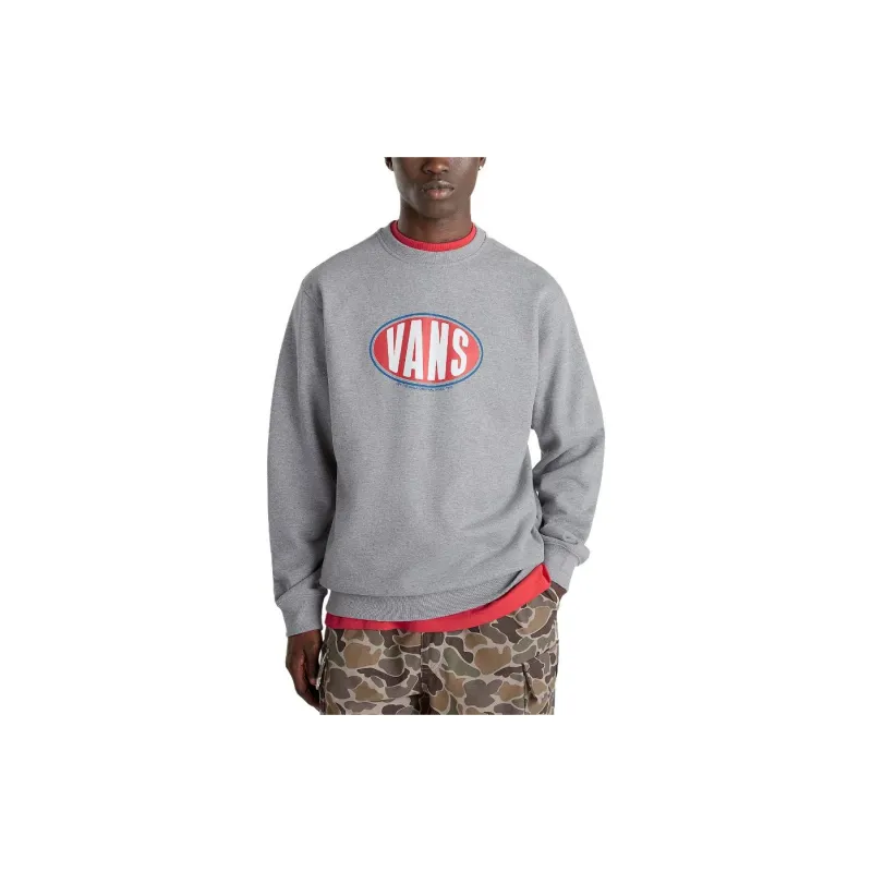 Vans Spray On Loose Crew SPRAY ON LOOSE CREW Sweatshirt Men's Gray-3