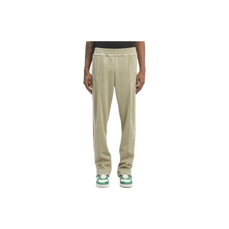 PALM ANGELS Logo Embroidered Straight Leg Pants-1
