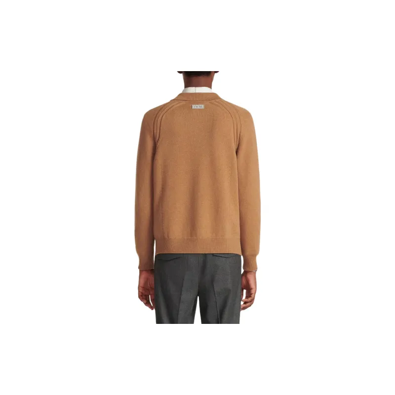 DIOR SS24 Cashmere Sweater Men's Brown-4