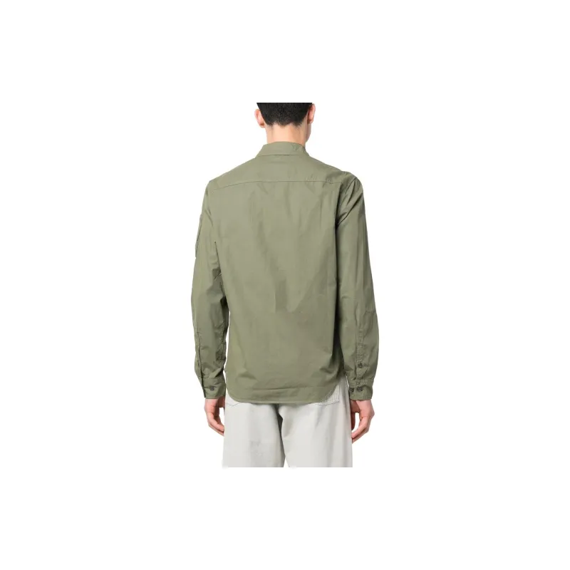 C.P.Company Zip up Gabardine Overshirt-2