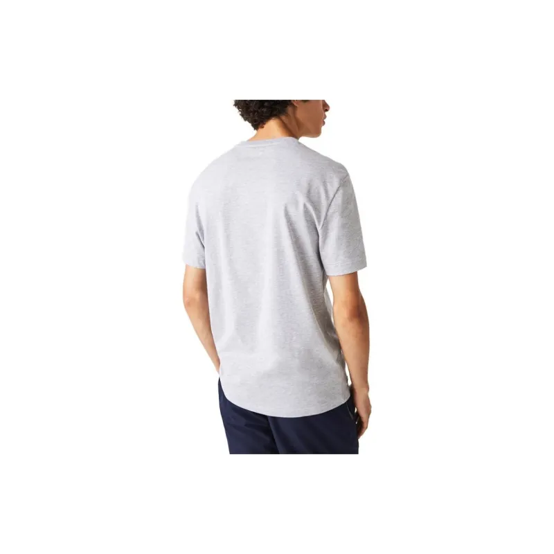 LACOSTE T Shirt Men's Silver Gray-1