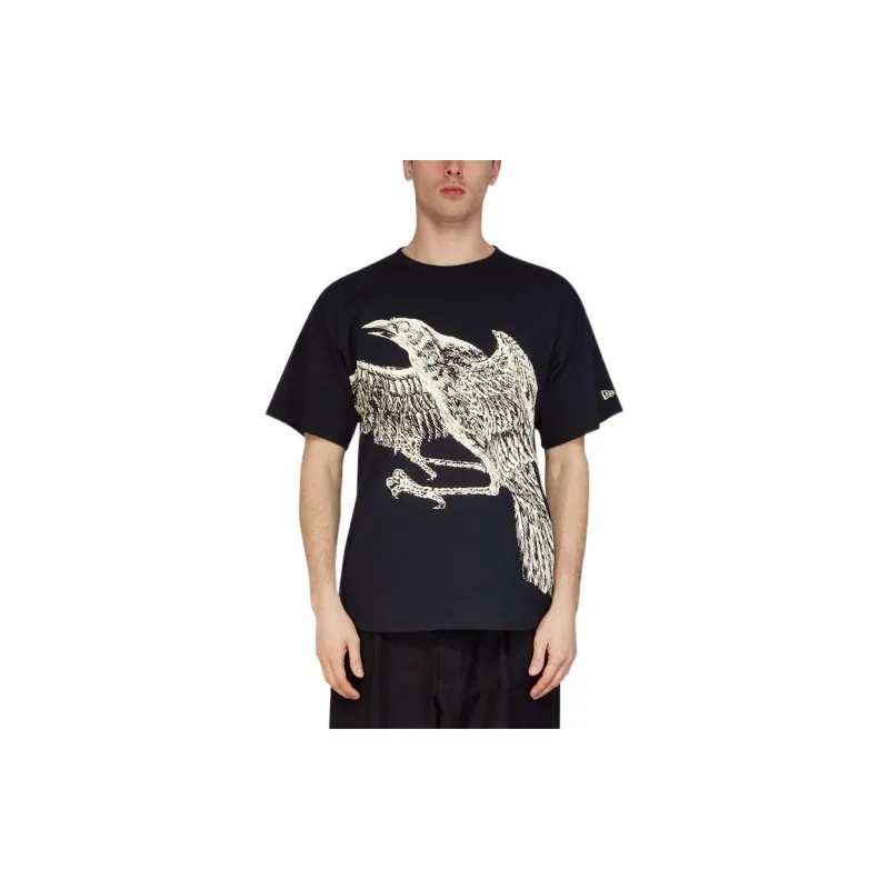 Yohji Yamamoto X Yohji Yamamoto Vrow Print Oversized Performance S/S Tee-2
