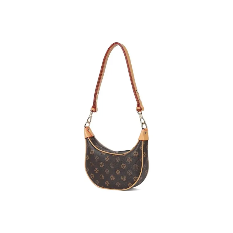 TUCANO PVC Crossbody Bag, Shoulder Bag Trumpets Women's Coffee-1