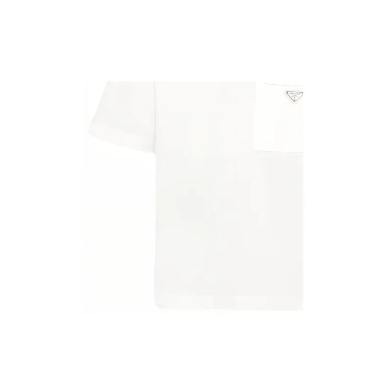 PRADA Logo Patch Pocket T Shirt-4