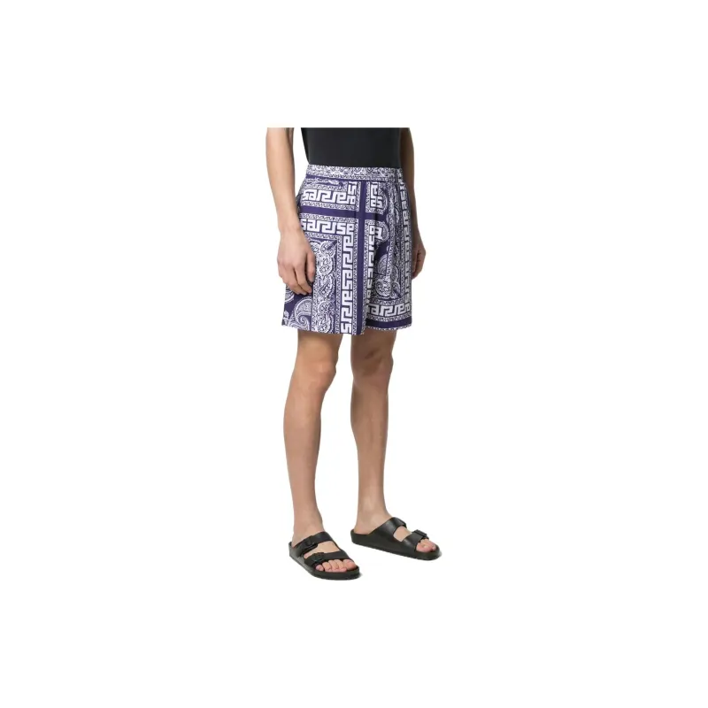 Aries Casual Shorts Men Purple-3