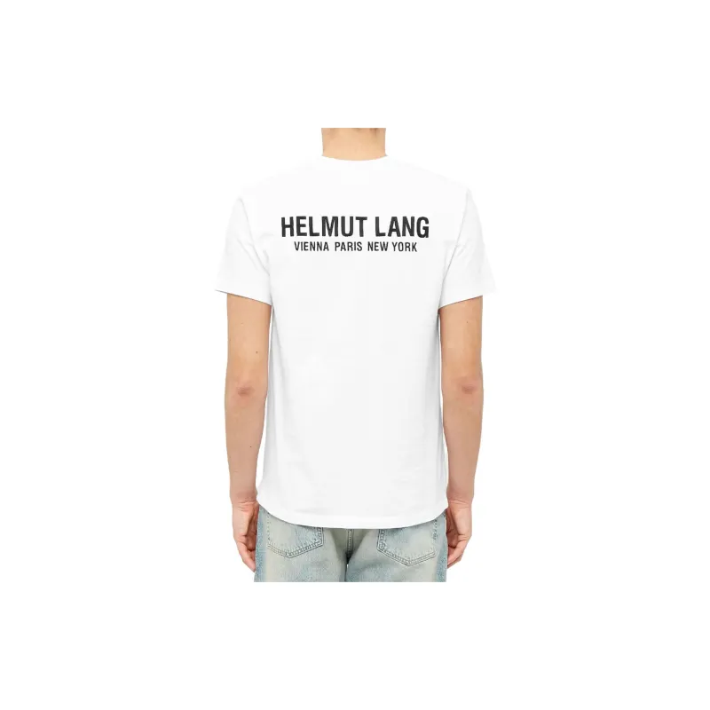 Helmut Lang T-Shirts Men White-3