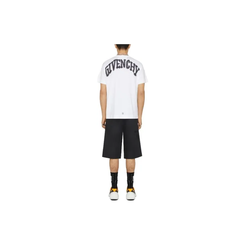 Givenchy T-Shirts Men White-4