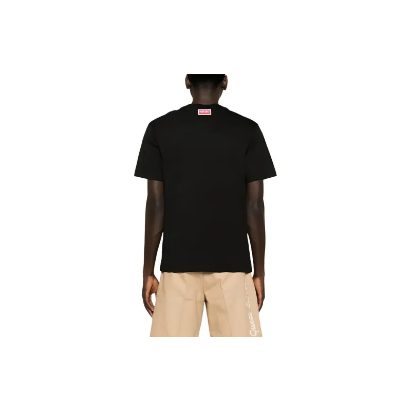 KENZO Tiger Embroidered Crewneck T-Shirt-2