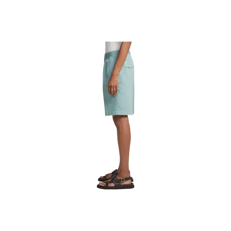 Zzegna Casual Shorts Men Aqua Green-2
