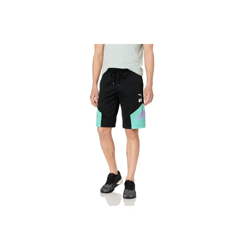 PUMA X MTV Casual Shorts Men Black-2