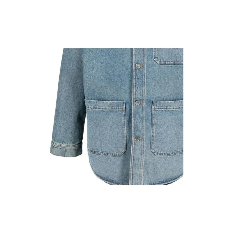 Valentino Denim Jackets Men Blue-4