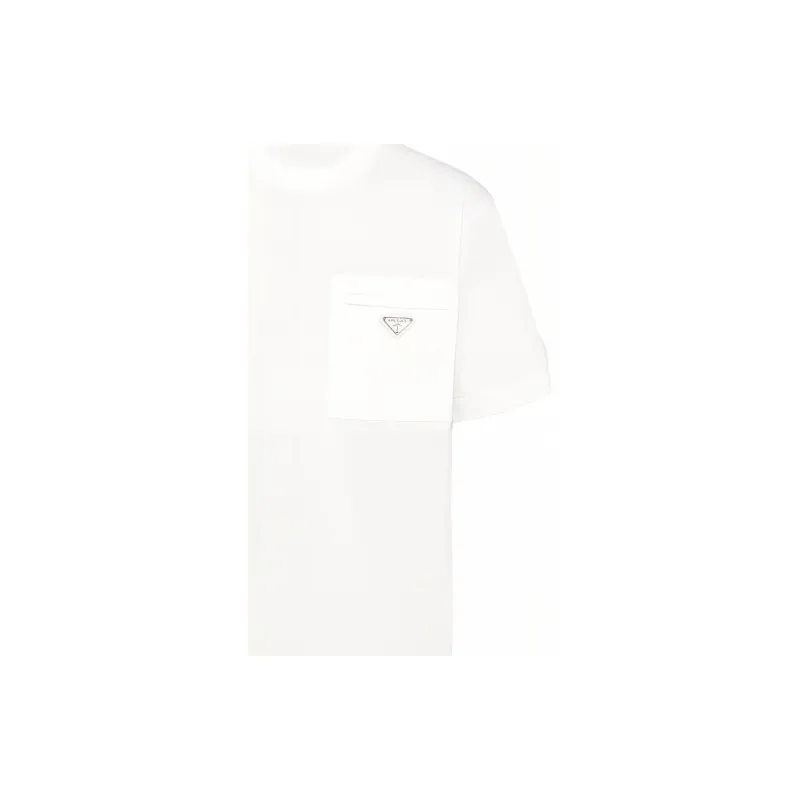 PRADA Logo Patch Pocket T Shirt-5