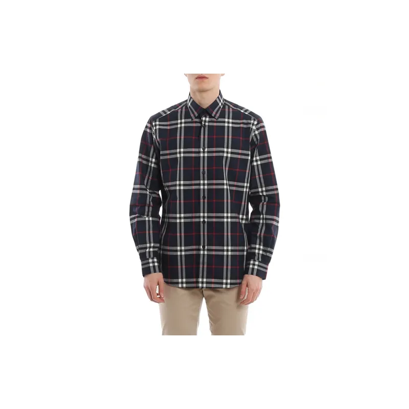 Burberry Check Print L/S Shirt-3