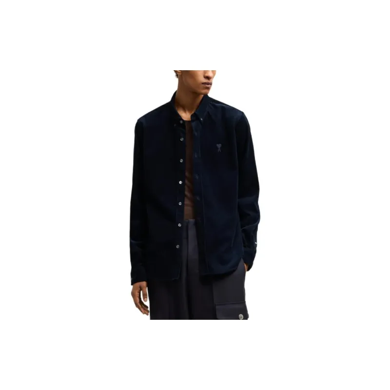 AMIPARIS Paris Long-Sleeved Buttoned Shirt-4
