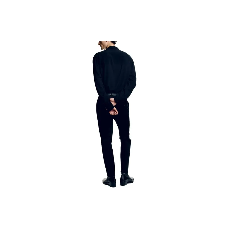 H&M Suit Trousers Men Black-2