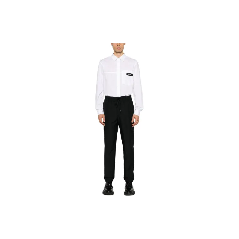 VERSACE JEANS COUTURE Logo patch Cargo Trousers-1