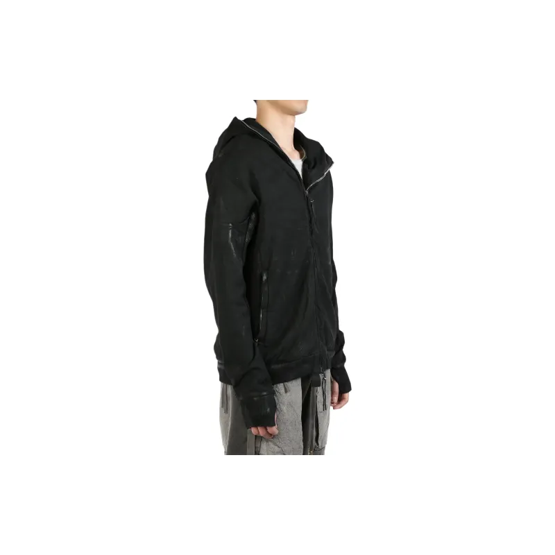 BORIS BIDJAN SABERI Long sleeved Zipped Hoodie-4