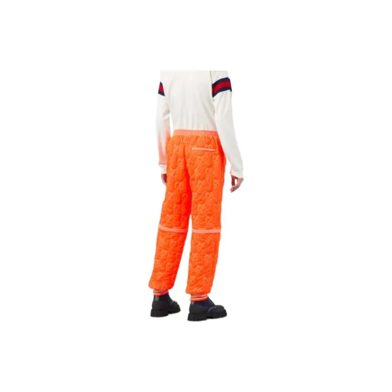 GUCCI Cosmogonie SS23 Casual Pants Unisex Orange-4