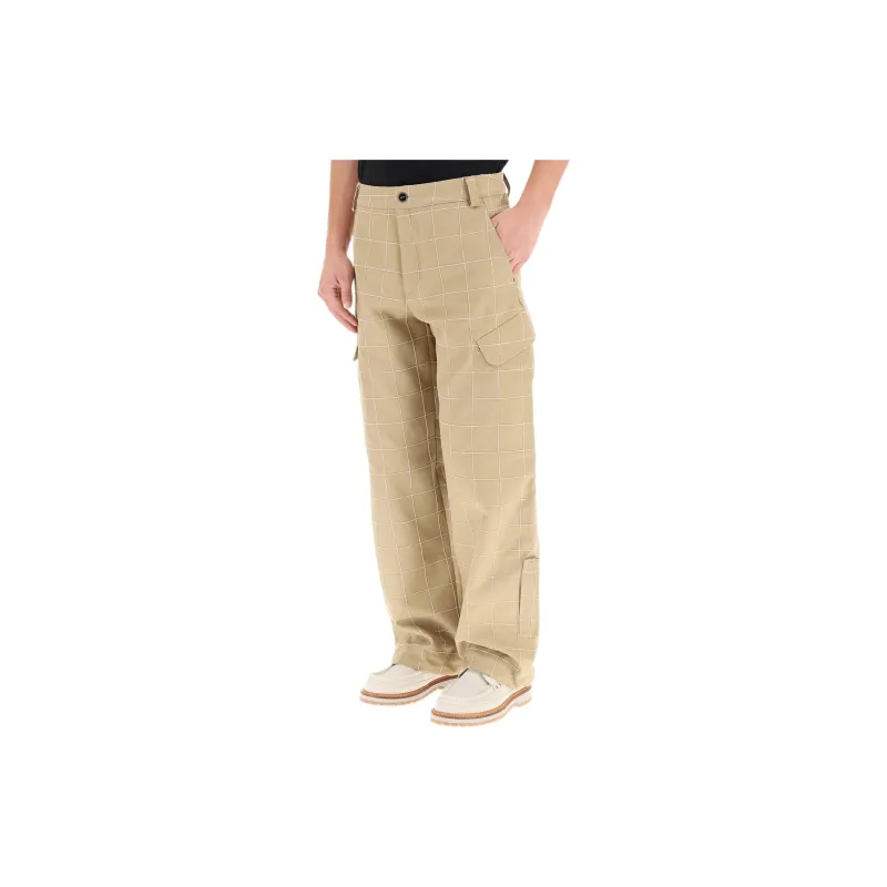 Jacquemus Cargo Pants Men Light Umber-3