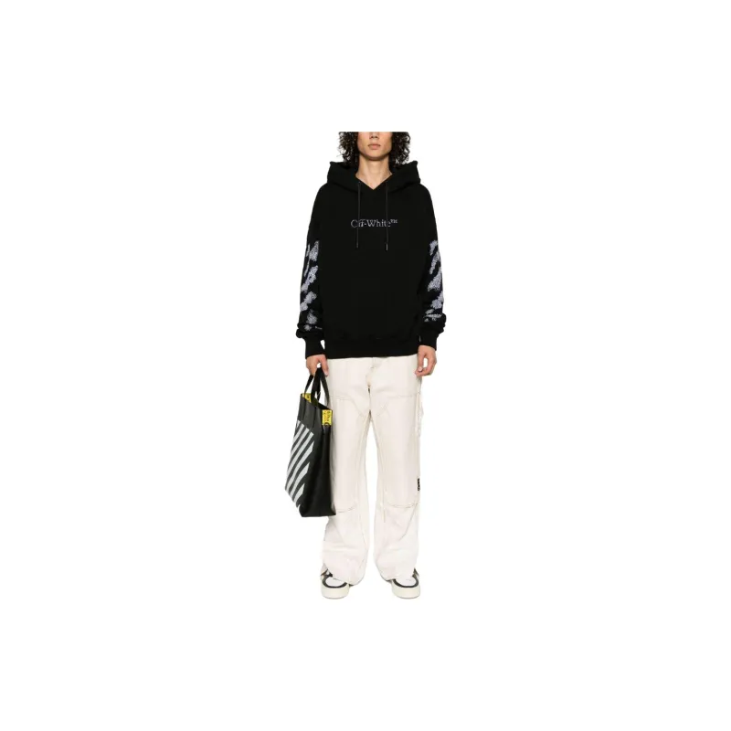 OFF WHITE Sweatshirts Men Black-1
