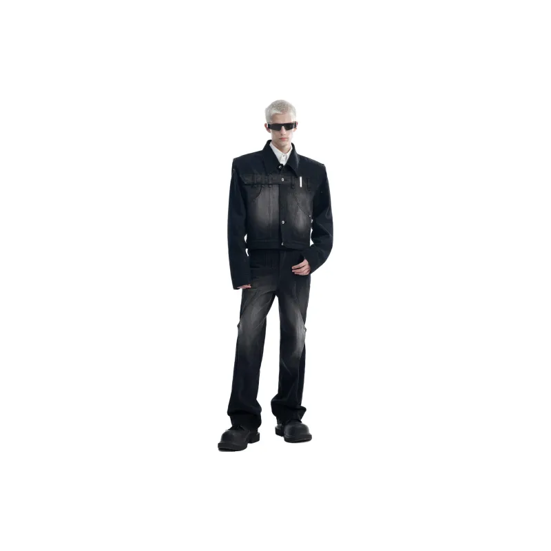 TIWILLTANG Straight Fit Jeans Unisex-2