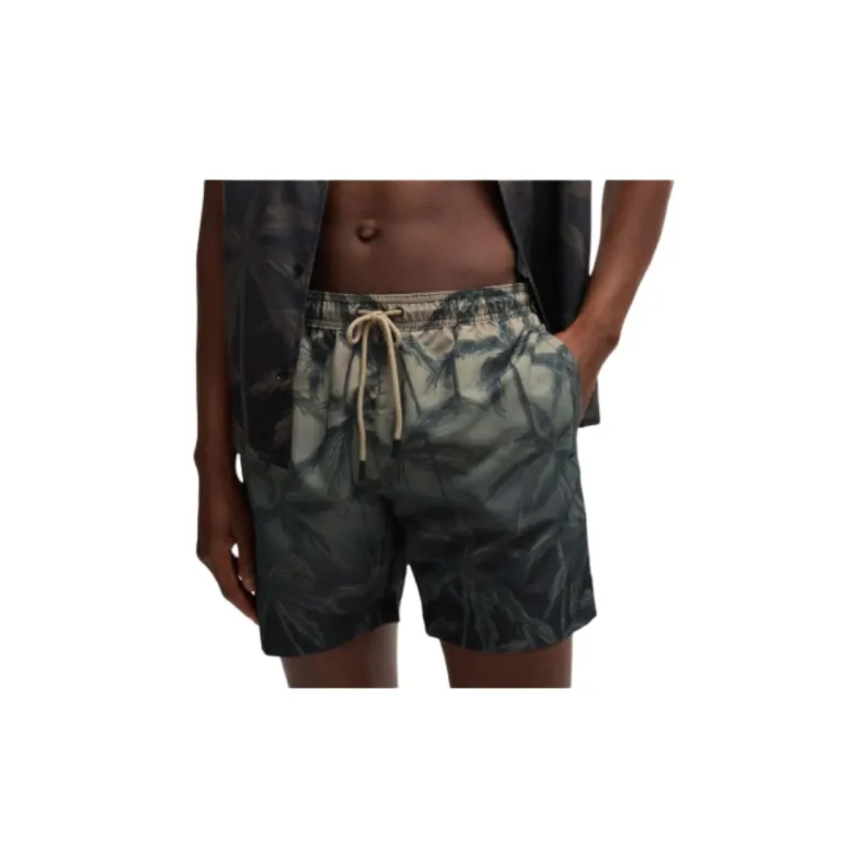 HUGO BOSS Graphic print Swim Shorts-1