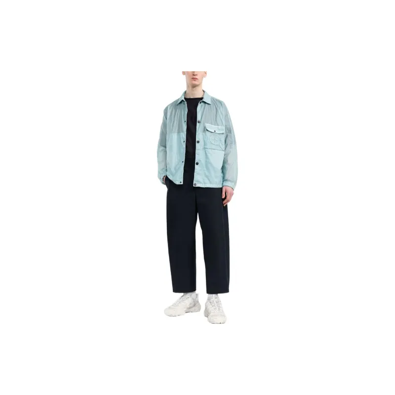 STONE ISLAND Jackets Men Blue-3